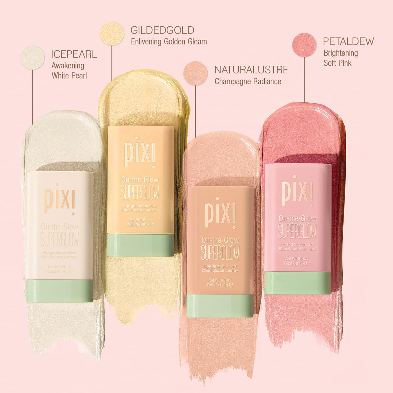 Pixi Beauty SunKissed Sheen On-the-Glow Trio, Blush, Bronze, and Highlighter Routine