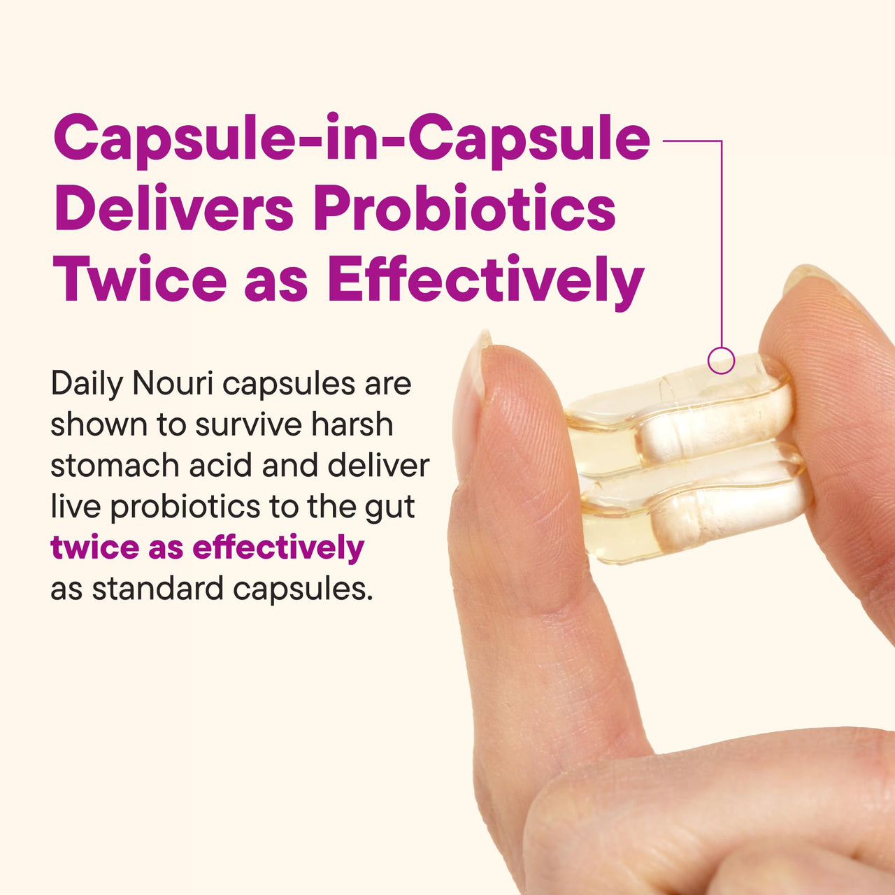 Daily Nouri Hormone Balance Probiotics for Women | Hormone Balance for Women | PMS, Hormonal Acne, & Bloating Support | 7 Clinically Studied Strains + Omega | 30-Day Supply