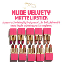 Thumbnail for Juvia's Place The Nude Velvety Lipstick Libra - Nude Long-lasting Lipstick, Rich-Color Makeup, Creamy Matte Finish