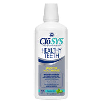 Thumbnail for CloSYS Silver Healthy Teeth Anti-Cavity Oral Rinse, 32 Fl Oz, Fluoride Mouthwash For Adults, Non-Burning, Non-Irritating