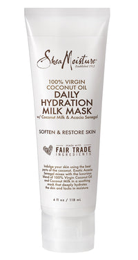 Thumbnail for 100% Virgin Coconut Oil Daily Hydration Milk Mask by Shea Moisture for Unisex - 4 oz Mask