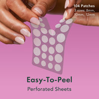 Thumbnail for Rael Pimple Patches - Miracle Overnight Spot Cover, Thicker & Extra Adhesion, Hydrocolloid Acne Pimple Patch for Face, Zits & Blemishes, Korean Skin Care, 3 Sizes (104 Count)
