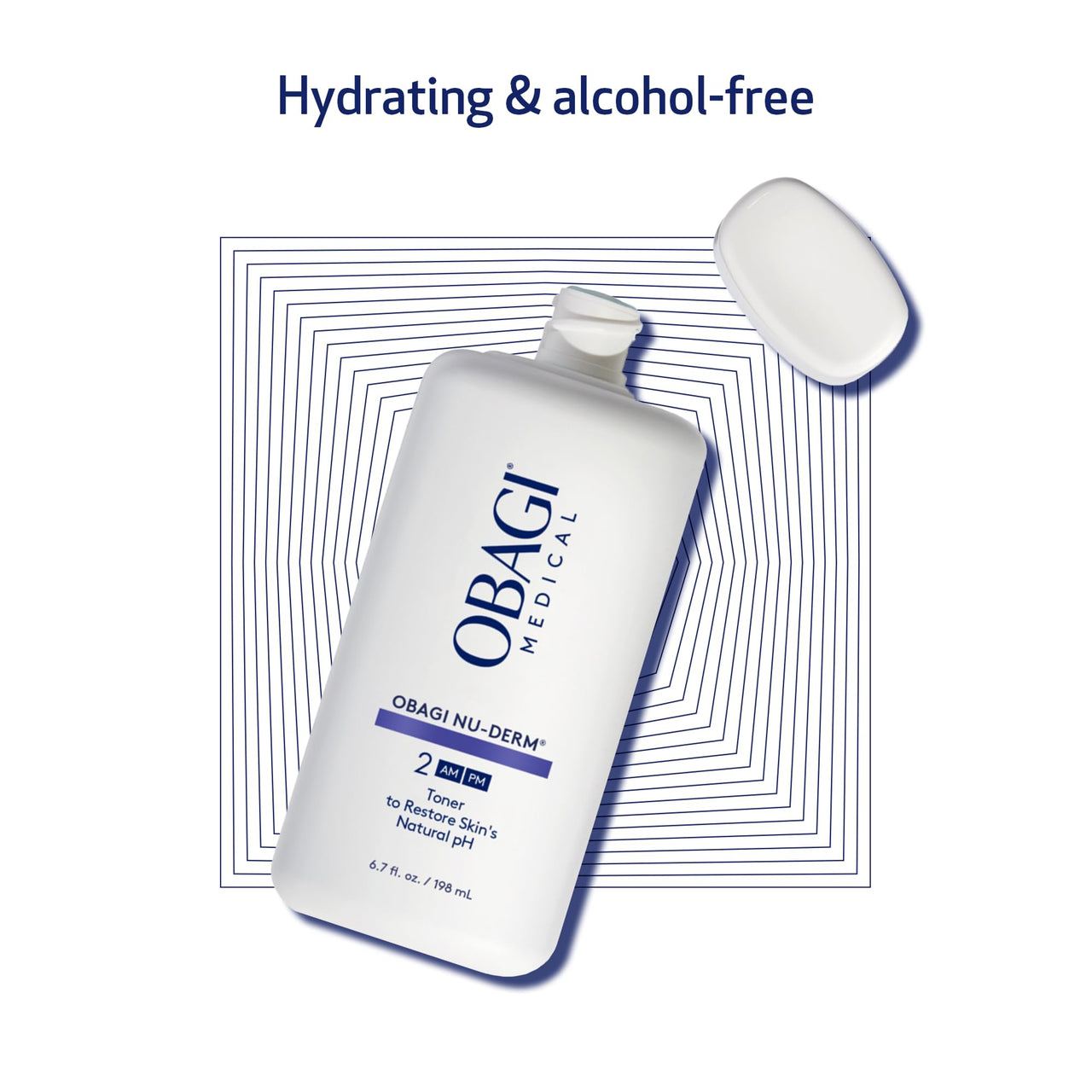 Obagi Nu-Derm Toner – Alcohol-Free, Balancing Nondrying Toner with Witch Hazel & Aloe Vera, Safe for Sensitive Skin – 2 oz, Travel Size