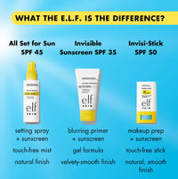 Thumbnail for e.l.f. SKIN Suntouchable Invisi-Stick SPF 50, Clear Sunscreen For A Natural Finish, Made With Moisturizing Sunflower Seed Oil, Vegan & Cruelty-Free