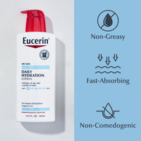 Thumbnail for Eucerin Daily Hydration Body Lotion, Unscented Body Lotion for Sensitive Dry Skin, Holiday Gifts for Self Care, 16.9 Fl Oz Pump Bottles, Pack of 3