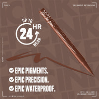 Thumbnail for NYX PROFESSIONAL MAKEUP Epic Ink Liner, Waterproof Liquid Eyeliner with Vegan Formula - Graham Cracker (Light Brown Matte)