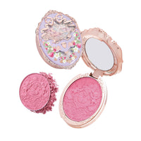 Thumbnail for Flower Knows Strawberry Rococo Embossed Blush,Mauve Berry Rose Matte Powder Blush for Cheeks,Buildable & Blendable Face Makeup,Long-Lasting Cute Make Up for Women & Girls,0.16 Oz(G02 Little Cranberry)