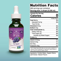 Thumbnail for SweetLeaf Sweet Drops - Flavored Stevia Liquid Sweetener, Organic Stevia Extract, Zero Calories, Gluten Free, Keto Friendly, Non GMO, Natural Flavor, Sugar Alternative - Grape, 2 Fl Oz (Pack of 1)