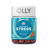 Thumbnail for OLLY Goodbye Stress Gummy, GABA, L-Theanine, Lemon Balm, Stress Relief Supplement, Berry - 42 Count