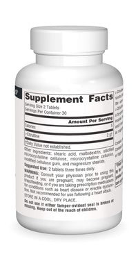 Thumbnail for Source Naturals L-Citrulline - Supports Exercise Recovery, Energy and Detoxification*, 1,000 mg - 60 Tablets
