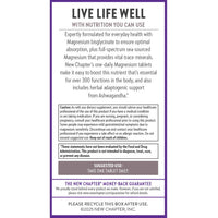Thumbnail for New Chapter Magnesium + Ashwagandha Supplement, 325 mg with Magnesium Glycinate for Muscle Relaxation & Recovery, Heart, Nerve & Bone Health, 2.5X Absorption, Non-GMO - 60 ct (2 Month Supply)