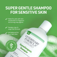 Thumbnail for Veterinary Formula Clinical Care Hypoallergenic Shampoo for Dogs and Cats, 16 oz – No Harsh Ingredients – Fragrance-Free Pet Shampoo for Allergies and Sensitive Skin, Promotes Healthy Skin and Coat