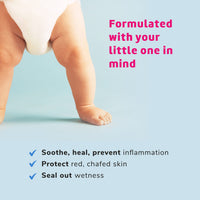 Thumbnail for De la Cruz Baby Diaper Rash Cream with Zinc Oxide - Maximum Strength Baby Healing Ointment to Help Soothe, Heal and Prevent Diaper Rash - 3.4 OZ