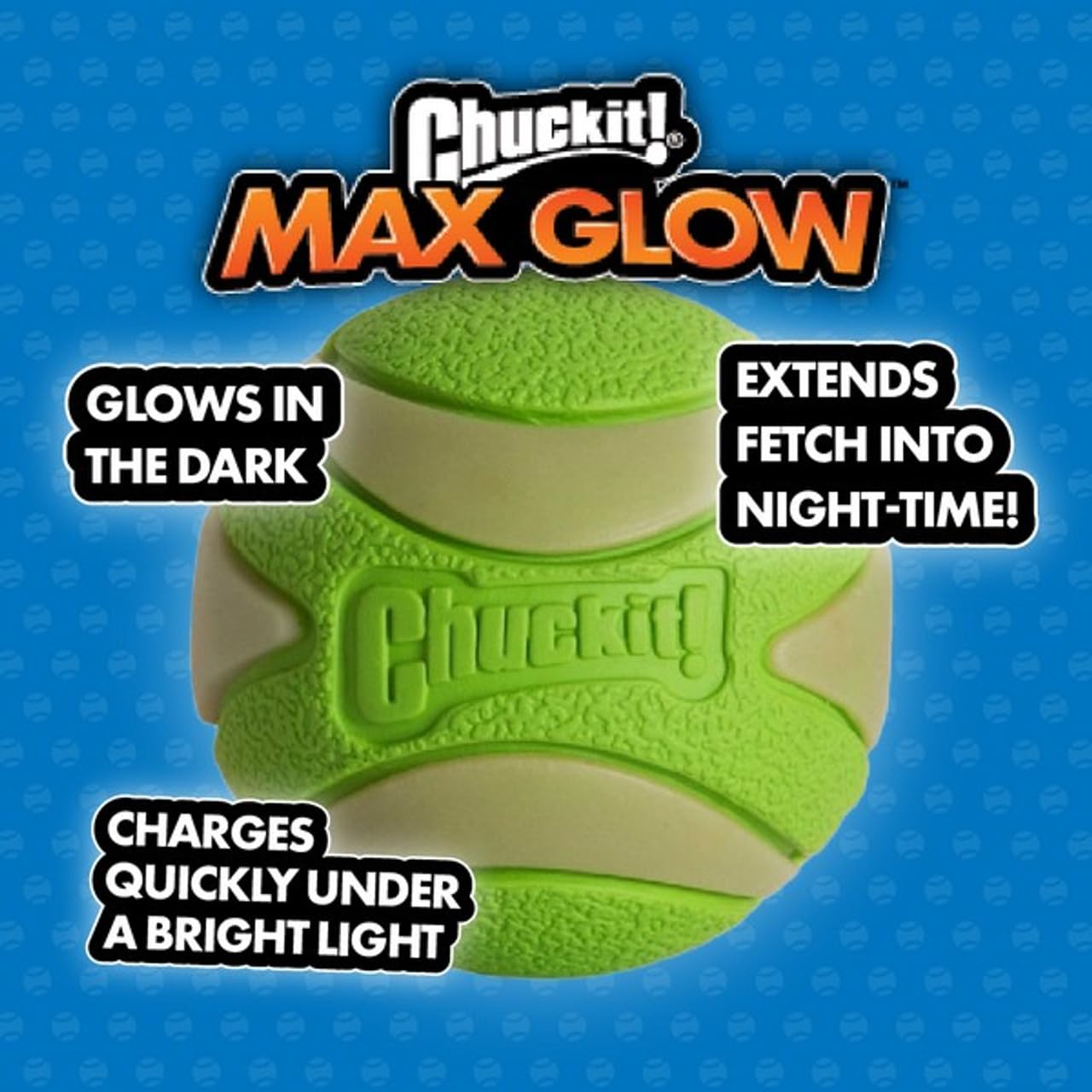 CHUCKIT Max Glow Balls, Small
