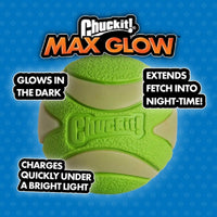 Thumbnail for CHUCKIT Max Glow Balls, Small
