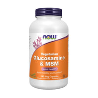 Thumbnail for NowFoods Vegetarian Glucosamine & MSM Joint Health 240 Veg Capsules