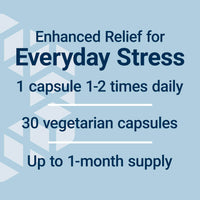 Thumbnail for Life Extension Enhanced Stress Relief, Lemon Balm Extract, L-theanine, decompress with This Supplement for Stress, Gluten-Free, Non-GMO, Vegetarian, 30 Capsules