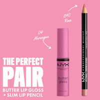 Thumbnail for NYX PROFESSIONAL MAKEUP Butter Gloss, Non-Sticky Lip Gloss - Merengue (Pink Lilac)