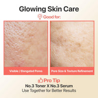 Thumbnail for numbuzin No.3 Super Glowing Essence Toner, Fermented Toner for Skin Glow & Texture, Bifida, Niacinamide, Hydrating, Radiance-Boosting Essence, Zero Pore Care, 6.76 fl oz (200ml)