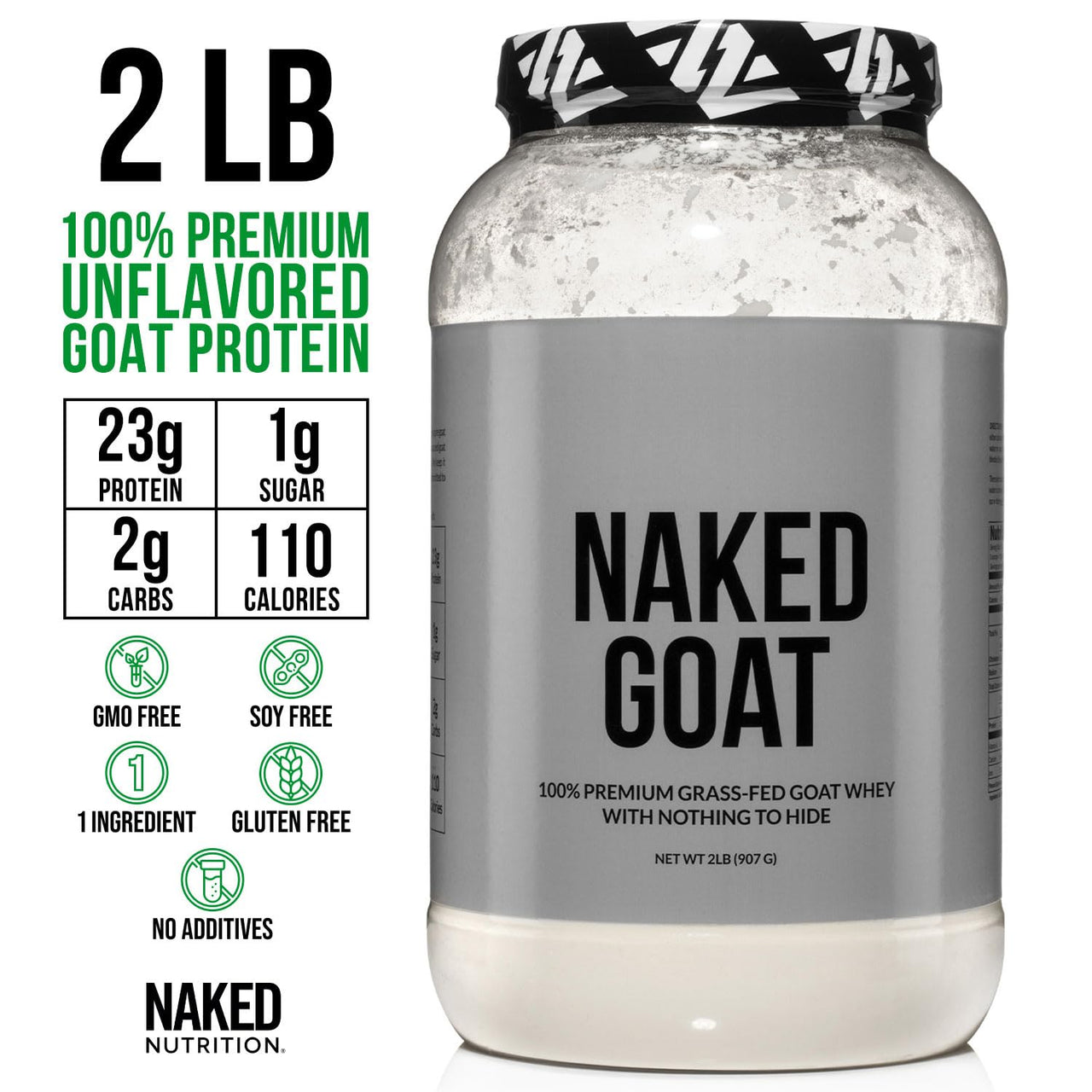 NAKED Grass Fed Protein PB Bundle: 2LB Goat and 2LB PB