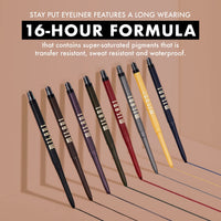 Thumbnail for Milani Stay Put Eyeliner - Picante (0.01 Ounce) Cruelty-Free Self-Sharpening Eye Pencil with Built-In Smudger - Line & Define Eyes with High Pigment Shades for Long-Lasting Wear