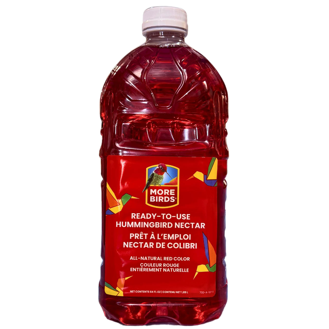 More Birds Premium Hummingbird Nectar, 64-Ounces