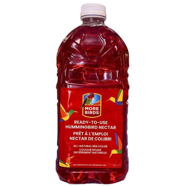 More Birds Premium Hummingbird Nectar, 64-Ounces