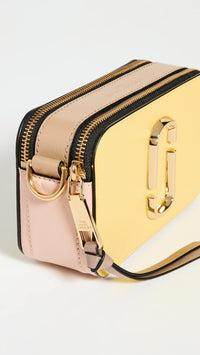 Thumbnail for Marc Jacobs Women's The Color-Block Snapshot, Yellow Cream Multi, One Size
