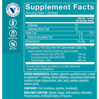 Thumbnail for The Vitamin Shoppe Omega 3 Fish Oil 1290MG EPA DHA - Heart Health, Brain Function & Joint Support, Molecularly Distilled (120 Softgels)