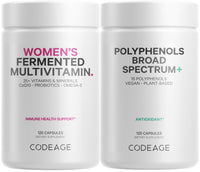 Thumbnail for Codeage Immune Support Multivitamin for Women + Antioxidants Bundle