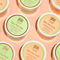 Thumbnail for Pixi Glow Tonic to-Go | Gentle and Balancing Exfoliating Toner | Glycolic Acid Pads for Radiant Skin and Daily Brightening | Alcohol-Free Formula Face Exfoliator | 60 Pads