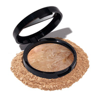 Thumbnail for LAURA GELLER NEW YORK Award-Winning Baked Balance-n-Brighten Color Correcting Powder Foundation - Medium - Buildable Light to Medium Coverage - Demi-Matte Natural Finish