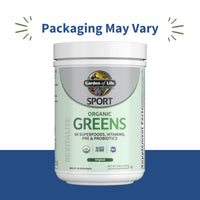 Thumbnail for Garden of Life Sport Nutrition Greens and Superfoods Powder for Women and Men - Unflavored, Organic Blend - Spirulina, Fruit, Vitamins, Pre & Probiotics, Mushrooms, Athletic Supplements, 30 Servings
