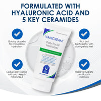 Thumbnail for Vanicream Daily Facial Moisturizer With Ceramides and Hyaluronic Acid - Formulated Without Common Irritants for Those with Sensitive Skin, 3 fl oz (Pack of 1)