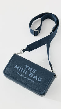 Thumbnail for Marc Jacobs Womens The Leather Mini Bag Blue Sea One Size