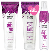 Thumbnail for Not Your Mother's Curl Talk Kit, 9.7 fl.oz Defining Cream, 9.7 fl.oz Frizz Control Styling Gel & 7 oz Activating Mousse