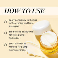 Thumbnail for Saturday Skin Yuzu Vitamin C Lip Mask Overnight Lip Sleeping Mask Moisturizing For All Skin Types Softer & Smoother Pout Lip Balm Hydrating Infused with Vitamin B5 Non-Sticky, Vegan & Cruelty-Free