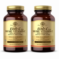Thumbnail for Solgar Ester-C Plus 500 mg Vitamin C (Ascorbate Complex) - 100 Vegetable Capsules, Pack of 2 - Antioxidant & Immune Support - Non GMO, Vegan, Gluten Free, Kosher - 200 Total Servings
