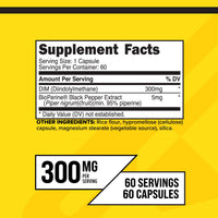 Thumbnail for Primaforce DIM Supplement (Diindolylmethane) 300mg, 60 Capsules
