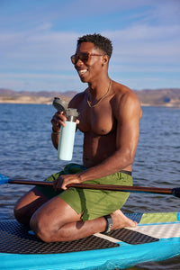 Thumbnail for Stanley Quick Flip GO Water Bottle 24 oz | Push Button Lid | Leakproof and Packable for Travel and Sports | Insulated Stainless Steel | BPA-Free | Mist
