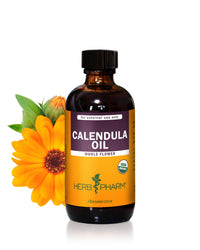Thumbnail for Herb Pharm Certified Organic Calendula Oil - 4 Ounce