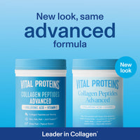 Thumbnail for Vital Proteins Collagen Peptides Powder Advanced with Hyaluronic Acid & Vitamin C, Collagen Supplements, Unflavored, 13 Servings