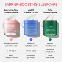 Thumbnail for LANEIGE Cica Sleeping Mask: Korean Overnight Mask, Hypoallergenic, Fermented Forest Yeast Extract, Madecassosides, Soothe Stressed Skin, Barrier-Boosting, Dryness, Redness