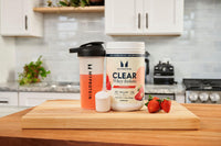 Thumbnail for Myprotein Clear Whey Isolate Protein Powder, 20 Servings (1.1lbs) Strawberry, 20g Protein per Serving, Naturally Flavored Drink Mix, Daily Protein Intake for Superior Performance