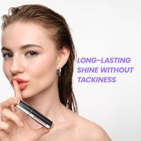 Thumbnail for Wonderskin Lip Rehab Serum Oil - Tinted Lip Oil for Women, Hydrating, Moisturizing, and Non-Sticky Bright Red Tint Serum for Dry Lips (Flirt)
