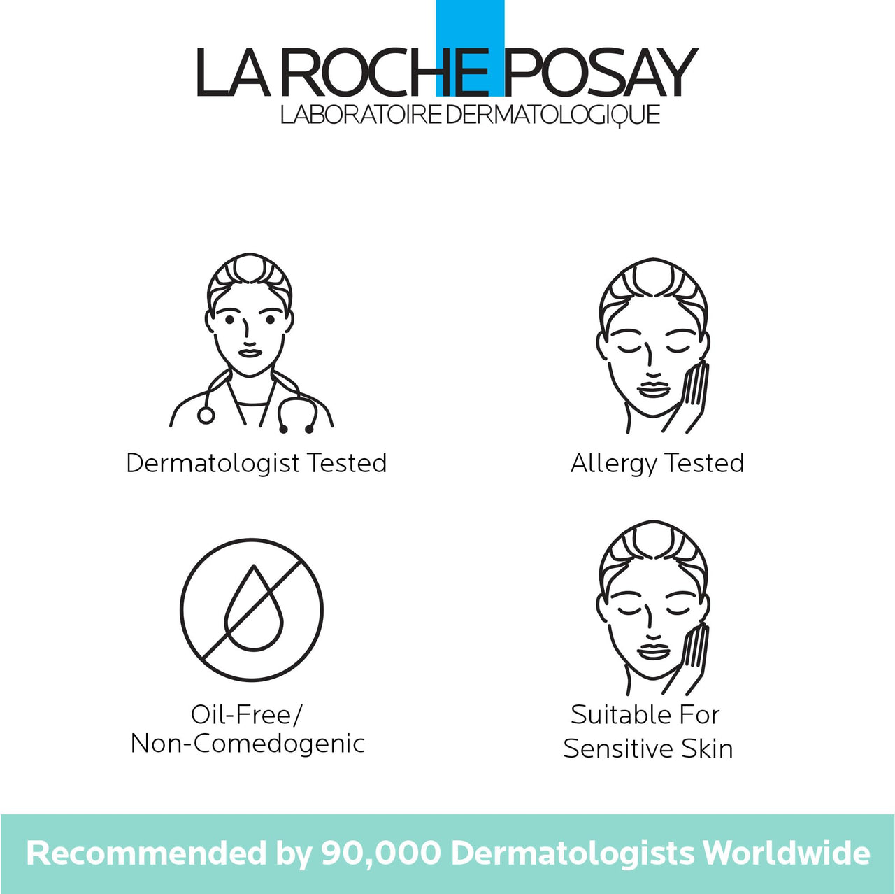 La Roche-Posay Hydraphase HA Light Face Moisturizer, Hyaluronic Acid Face Moisturizer with 72HR Hydration, Oil Free & Non-Comedogenic, 50 ML, 1.69 fl. oz.
