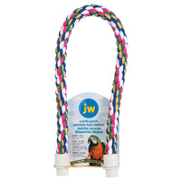 Thumbnail for JW Pet Comfy Perch For Birds Flexible Multi-color Rope, Large - 36
