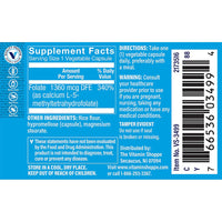 Thumbnail for The Vitamin Shoppe Methylfolate for Women's Health Prenatal Support (60 Vegetable Capsules)