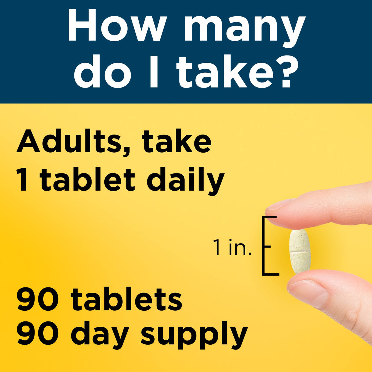 Nature Made Multivitamin For Him with No Iron, Mens Multivitamins for Daily Nutritional Support, Multivitamin for Men, 90 Tablets, 90 Day Supply