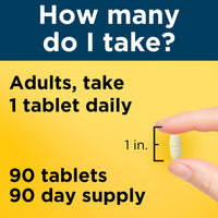 Thumbnail for Nature Made Multivitamin For Him with No Iron, Mens Multivitamins for Daily Nutritional Support, Multivitamin for Men, 90 Tablets, 90 Day Supply